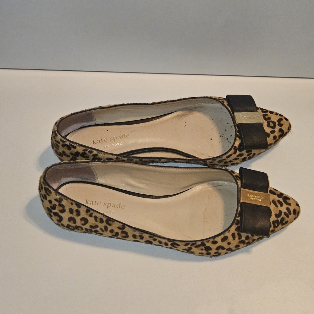 Kate Spade Cheetah Flats 8.5